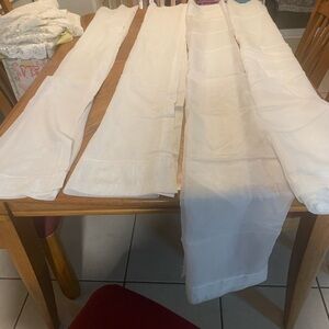 Sheer curtain panels